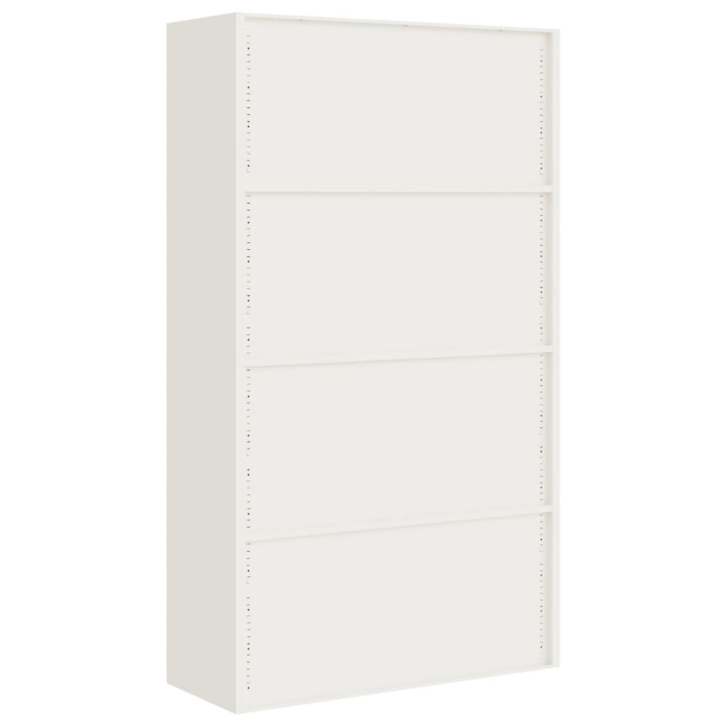 vidaXL Αρχειοθήκη Λευκή 105 x 40 x 180 εκ. Ατσάλινη