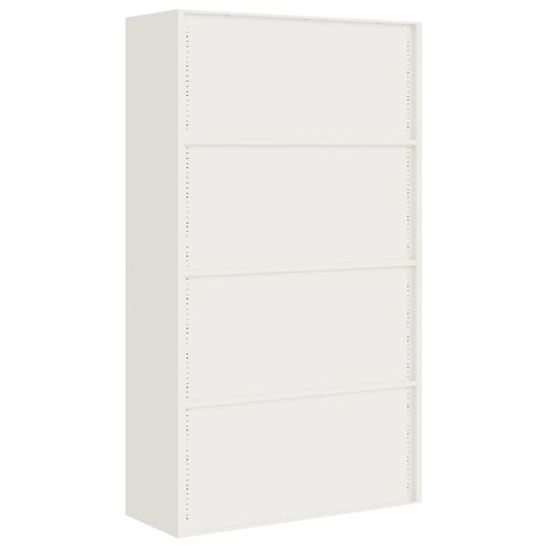 vidaXL Αρχειοθήκη Λευκή 105 x 40 x 180 εκ. Ατσάλινη