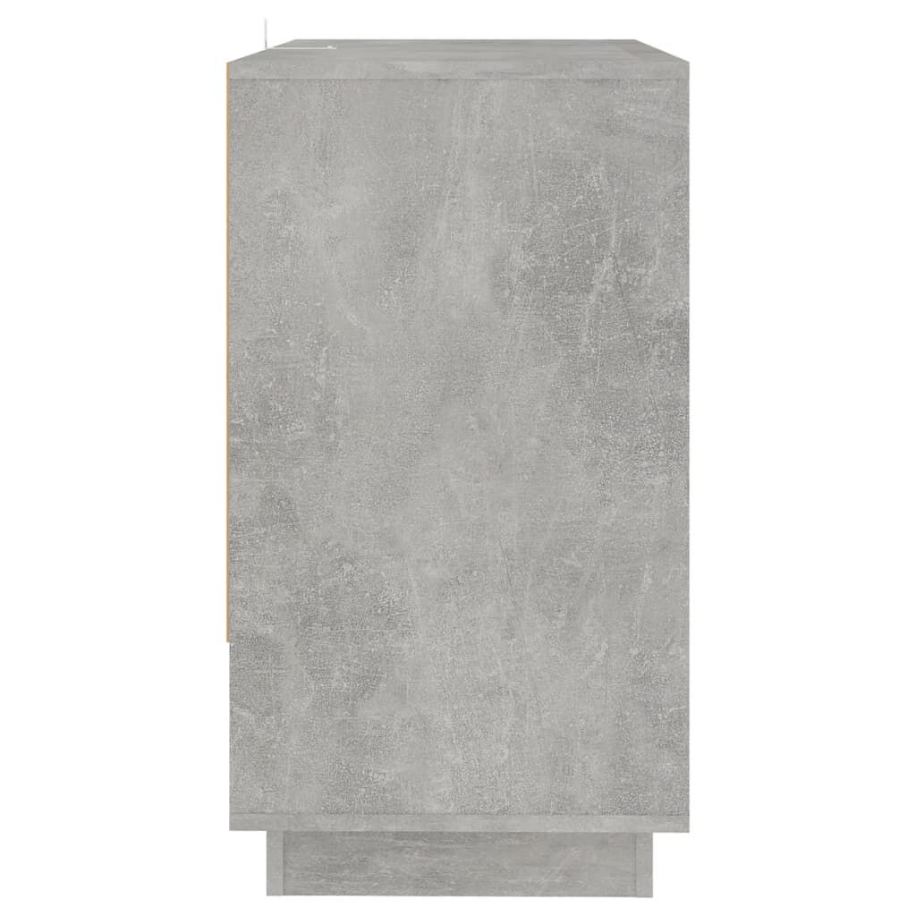 vidaXL Μπουφές Γκρι Σκυροδέματος 70x41x75 εκ. Επεξεργασμένο Ξύλο