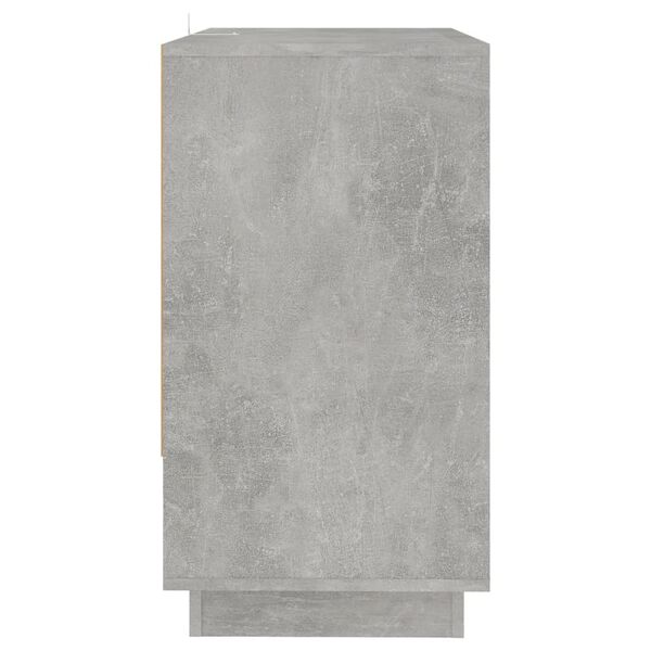 vidaXL Μπουφές Γκρι Σκυροδέματος 70x41x75 εκ. Επεξεργασμένο Ξύλο