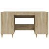vidaXL Γραφείο Sonoma Δρυς 140 x 50 x 75 εκ. από Επεξεργασμένο Ξύλο