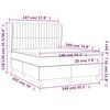 vidaXL &Kappa;&rho;&epsilon;&beta;ά&tau;&iota; Boxspring &mu;&epsilon; &Sigma;&tau;&rho;ώ&mu;&alpha; &Kappa;&rho;&epsilon;&mu; 140x190 &epsilon;&kappa;. &Upsilon;&phi;&alpha;&sigma;&mu;ά&tau;&iota;&nu;&omicron;