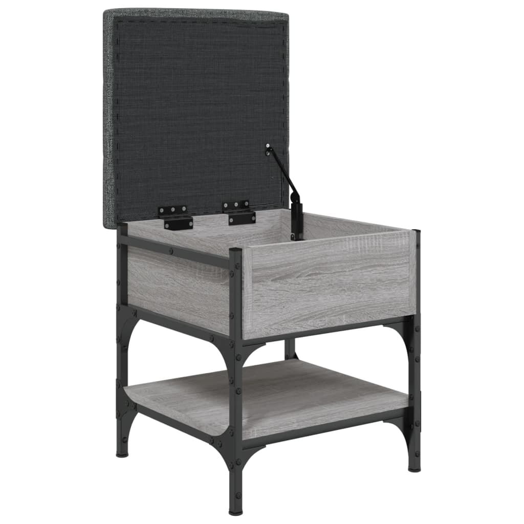 vidaXL Παπουτσοθήκη Γκρι Sonoma 42x42x45 εκ. από Επεξεργασμένο Ξύλο
