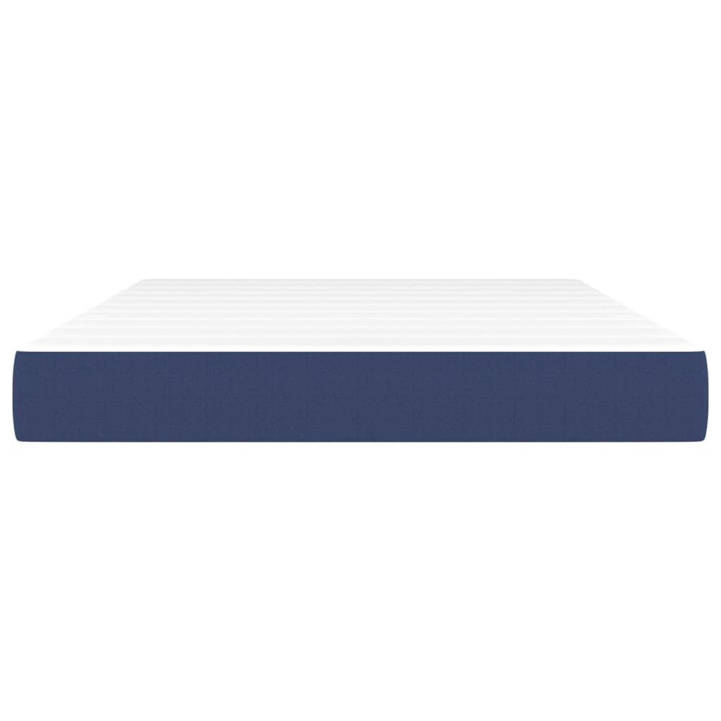 vidaXL Στρώμα με Pocket Springs Μπλε 140x200x20 εκ. Υφασμάτινο