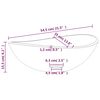 vidaXL Νιπτήρας Μαύρος 54,5 x 35 x 15,5 εκ.