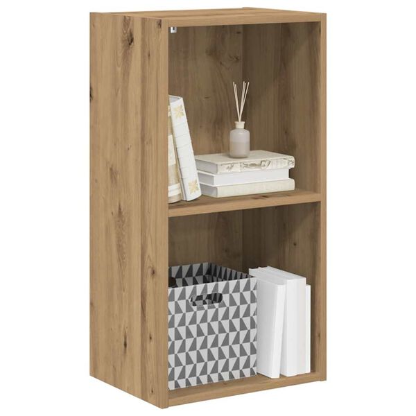 vidaXL Βιβλιοθήκη Αρτισιανή Δρυς 40x30x77 εκ. από Επεξεργασμένο Ξύλο
