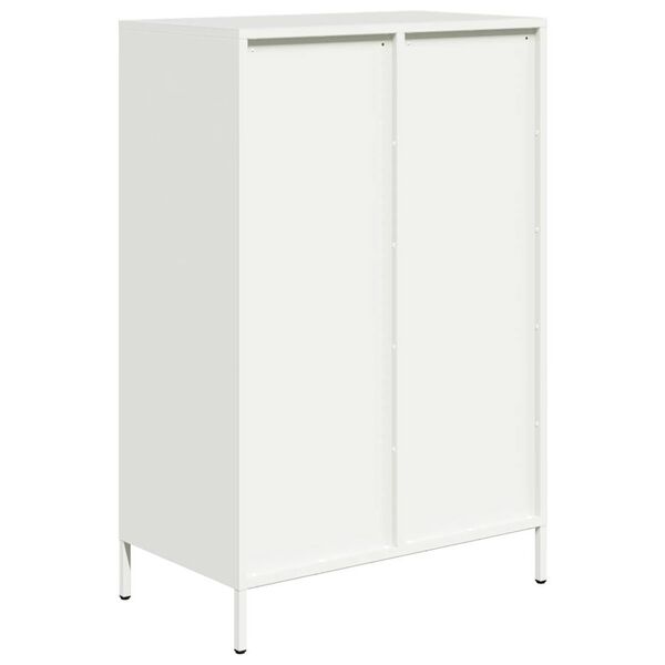 vidaXL Ντουλάπι Λευκό 68x39x101,5 εκ. από Χάλυβα