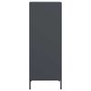 vidaXL Ντουλάπι Ανθρακί 39x35x103,5 εκ. από Ατσάλι