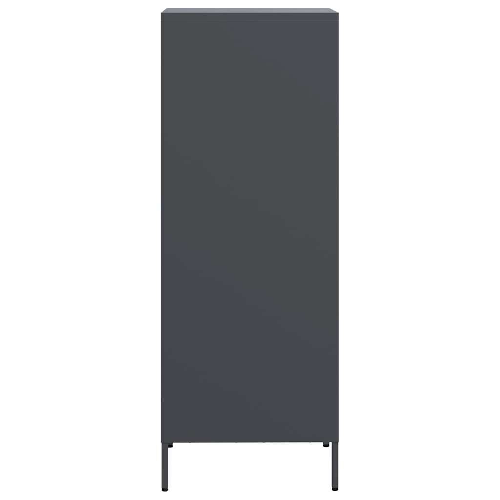 vidaXL Ντουλάπι Ανθρακί 39x35x103,5 εκ. από Ατσάλι