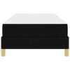 vidaXL Κρεβάτι με ελατήρια Μαύρο 80 x 200 cm ύφασμα