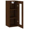 vidaXL Ντουλάπι Τοίχου Καφέ Δρυς 34,5 x 34 x 90 εκ.