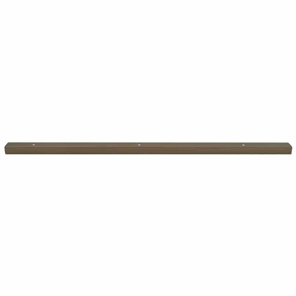 vidaXL Προστατευτικά ακμών σκάλας 10 pcs Καφέ 67 cm Αλουμίνιο