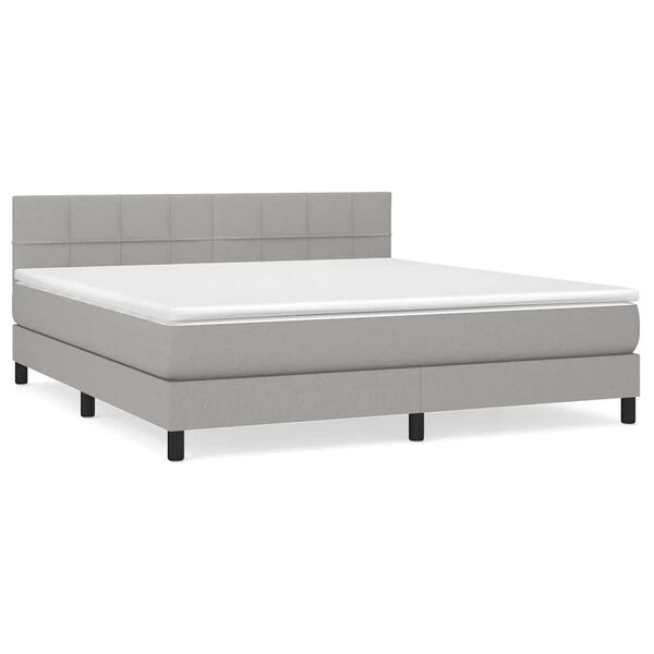 vidaXL &Kappa;&rho;&epsilon;&beta;ά&tau;&iota; Boxspring &mu;&epsilon; &Sigma;&tau;&rho;ώ&mu;&alpha; &Alpha;&nu;. &Pi;&rho;ά&sigma;&iota;&nu;&omicron; 160x200&epsilon;&kappa; &Upsilon;&phi;&alpha;&sigma;&mu;ά&tau;&iota;&nu;&omicron;