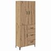 vidaXL Highboard Artisan Oak 69,5 x 34 x 180 &epsilon;&kappa;. &Epsilon;&pi;&epsilon;&xi;&epsilon;&rho;&gamma;&alpha;&sigma;&mu;έ&nu;&omicron; &Xi;ύ&lambda;&omicron;