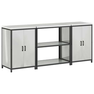 vidaXL &Sigma;&epsilon;&tau; &Alpha;&pi;&omicron;&theta;ή&kappa;&epsilon;&upsilon;&sigma;&eta;&sigmaf; &Kappa;&omicron;&upsilon;&zeta;ί&nu;&alpha;&sigmaf; 3 pcs &Alpha;&sigma;&eta;&mu;ί &Epsilon;&pi;&iota;&kappa;&alpha;&lambda;&upsilon;&mu;&mu;έ&nu;&omicron;&sigmaf; &Chi;ά&lambda;&upsilon;&beta;&alpha;&sigmaf;