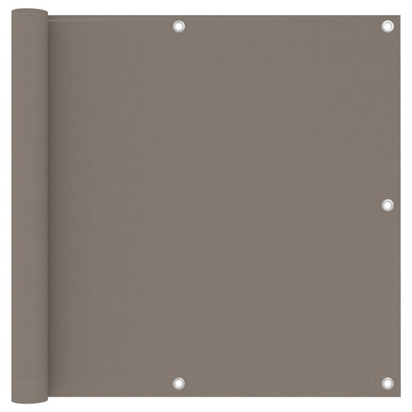vidaXL &Delta;&iota;&alpha;&chi;&omega;&rho;&iota;&sigma;&tau;&iota;&kappa;ό &Beta;&epsilon;&rho;ά&nu;&tau;&alpha;&sigmaf; Taupe 90 x 600 &epsilon;&kappa;. Ύ&phi;&alpha;&sigma;&mu;&alpha; Oxford