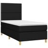 vidaXL &Kappa;&rho;&epsilon;&beta;ά&tau;&iota; Boxspring &mu;&epsilon; &Sigma;&tau;&rho;ώ&mu;&alpha; & LED &Mu;&alpha;ύ&rho;&omicron; 90x190 &epsilon;&kappa;. &Upsilon;&phi;&alpha;&sigma;&mu;ά&tau;&iota;&nu;&omicron;