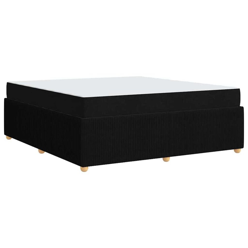 vidaXL Σκελετός Κρεβατιού Άλλο Μαύρο 180 x 200 cm ύφασμα