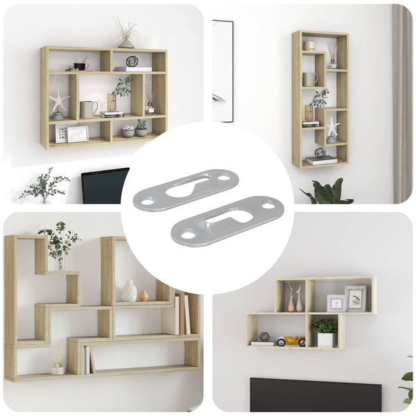 vidaXL &Kappa;&Rho;&Epsilon;&Mu;&Alpha;&Sigma;&Tau;&Rho;&Alpha; &Mu;&Epsilon; &Kappa;&Lambda;&Epsilon;&Iota;&Delta;&Omega;&Mu;&Alpha; 2 pcs &Alpha;&sigma;&eta;&mu;ί 45 x 16 x 3.5 mm &Sigma;ί&delta;&epsilon;&rho;&omicron;