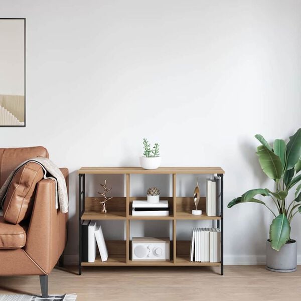 vidaXL &Rho;ά&phi;&iota; &Beta;&iota;&beta;&lambda;ί&omega;&nu; Artisan Oak 102 x 32 x 72,5 &epsilon;&kappa;. &Epsilon;&pi;&epsilon;&xi;&epsilon;&rho;&gamma;&alpha;&sigma;&mu;έ&nu;&omicron; &xi;ύ&lambda;&omicron;