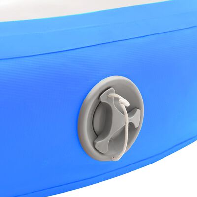vidaXL Στρώμα Γυμναστικής Φουσκωτό Μπλε 100x100x15 εκ. PVC με Τρόμπα