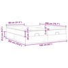 vidaXL Οθωμανικό κρεβάτι με στρώματα ροζ 160x200cm Velvet