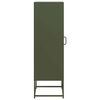 vidaXL Highboard Ελαιοπράσινο 36x39x123 cm Ατσάλι ψυχρής έλασης