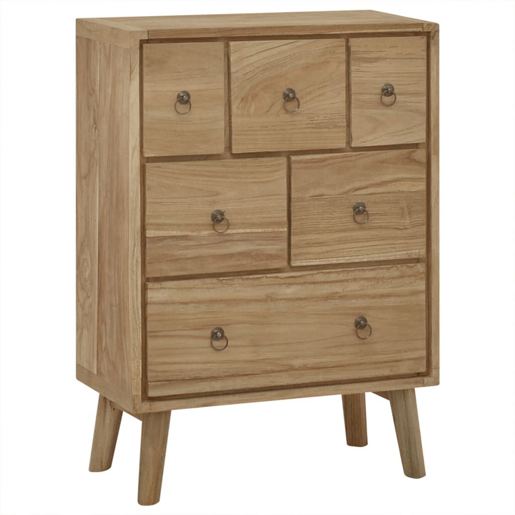 vidaXL Συρταριέρα 56 x 30 x 80 εκ. από Μασίφ Ξύλο Teak