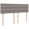 vidaXL &Kappa;&rho;&epsilon;&beta;ά&tau;&iota; Boxspring &mu;&epsilon; &Sigma;&tau;&rho;ώ&mu;&alpha; Taupe 140x200 &epsilon;&kappa;. &Upsilon;&phi;&alpha;&sigma;&mu;ά&tau;&iota;&nu;&omicron;