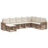 vidaXL &Sigma;&epsilon;&tau; &Kappa;&alpha;&nu;&alpha;&pi;έ &Kappa;ή&pi;&omicron;&upsilon; 8 pcs &Mu;&pi;&epsilon;&zeta; &kappa;&alpha;&iota; &Kappa;&rho;έ&mu; &sigma;&upsilon;&nu;&theta;&epsilon;&tau;&iota;&kappa;ό &rho;&alpha;&tau;ά&nu;