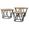 vidaXL &Tau;&rho;&alpha;&pi;&epsilon;&zeta;ά&kappa;&iota; &sigma;&alpha;&lambda;&omicron;&nu;&iota;&omicron;ύ 3 pcs Artisan Oak 50 x 50 x 40 cm