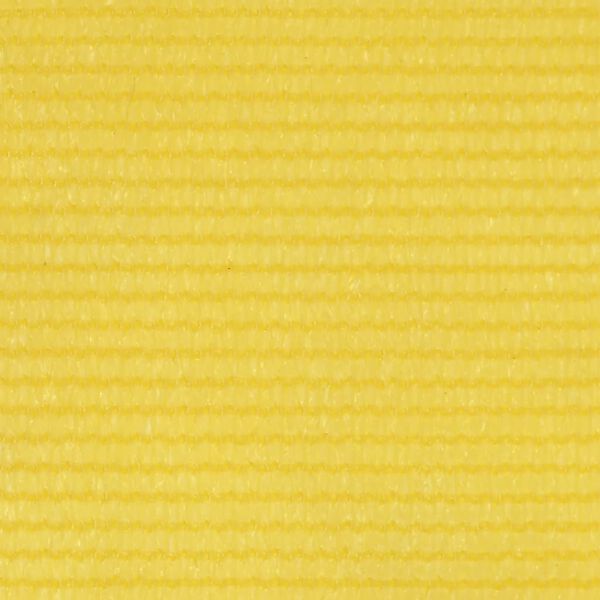 vidaXL Διαχωριστικό Βεράντας Κίτρινο 75 x 600 εκ. από HDPE