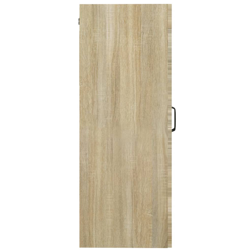 vidaXL Κρεμαστό Ντουλάπι Τοίχου Sonoma Δρυς 69,5x34x90 εκ Επεξ. Ξύλο