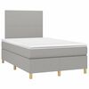 vidaXL &Kappa;&rho;&epsilon;&beta;ά&tau;&iota; Boxspring &mu;&epsilon; &Sigma;&tau;&rho;ώ&mu;&alpha; & LED &Alpha;&nu;.&Gamma;&kappa;&rho;&iota; 120x190&epsilon;&kappa;. &Upsilon;&phi;&alpha;&sigma;&mu;ά&tau;&iota;&nu;&omicron;