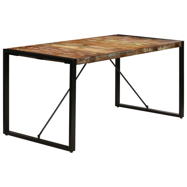 vidaXL Τραπεζαρία 160 x 80 x 75 εκ. από Μασίφ Ανακυκλωμένο Ξύλο