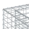vidaXL &Alpha;&nu;&alpha;&sigma;&eta;&kappa;&omega;&mu;έ&nu;&omicron; &kappa;&rho;&epsilon;&beta;ά&tau;&iota; gabion &Alpha;&sigma;&eta;&mu;ί 90 x 50 x 80 &epsilon;&kappa;