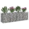 vidaXL &Alpha;&nu;&alpha;&sigma;&eta;&kappa;&omega;&mu;έ&nu;&omicron; &kappa;&rho;&epsilon;&beta;ά&tau;&iota; gabion &Alpha;&sigma;&eta;&mu;ί 200 x 50 x 60 cm