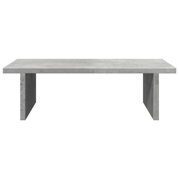 vidaXL Βάση Οθονών Γκρι του Σκυροδέματος 50x27x15 εκ. από Επεξ. Ξύλο