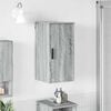 vidaXL Ντουλάπι Μπάνιου με αποθήκευση Γκρι sonoma 30 x 31,5 x 61 εκ