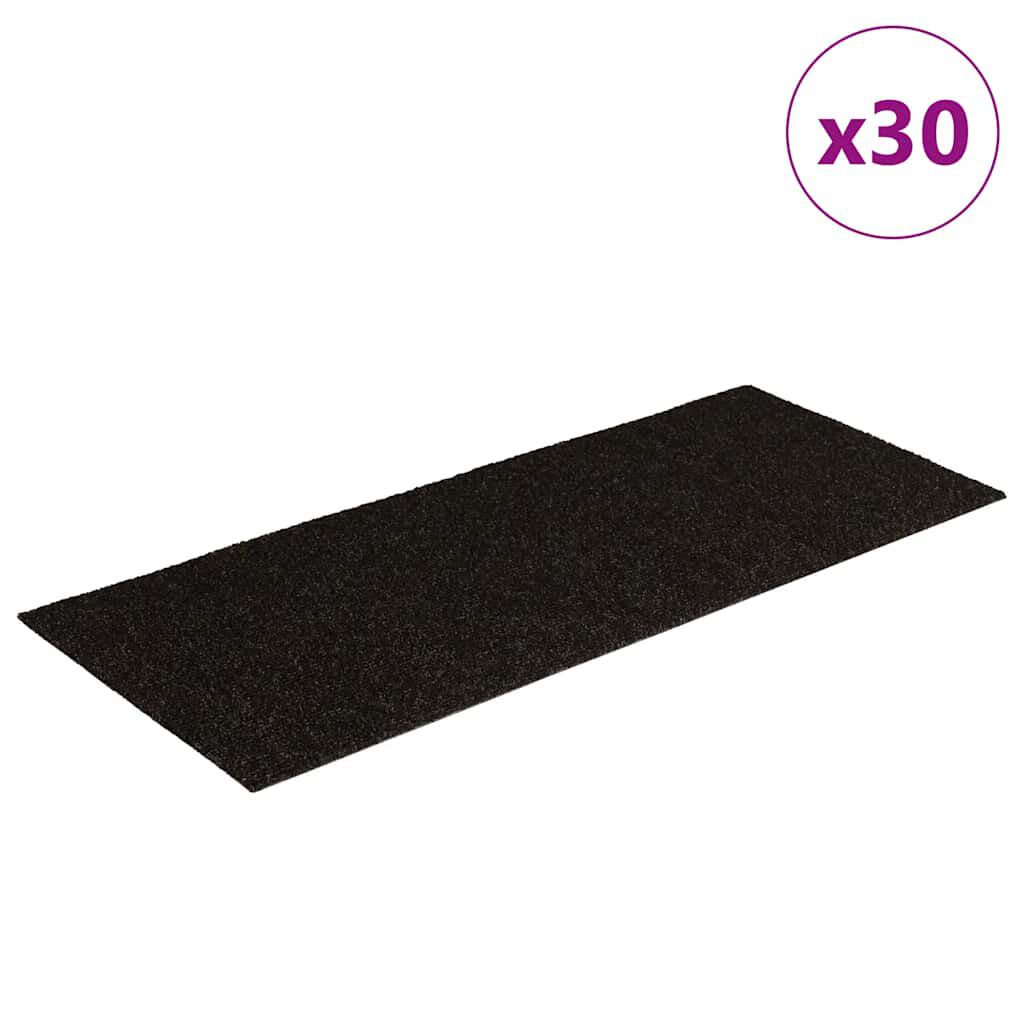 vidaXL Πατάκια για σκάλες Αυτοκόλλητα 30 τεμάχια 60x25 cm Ορθογώνια