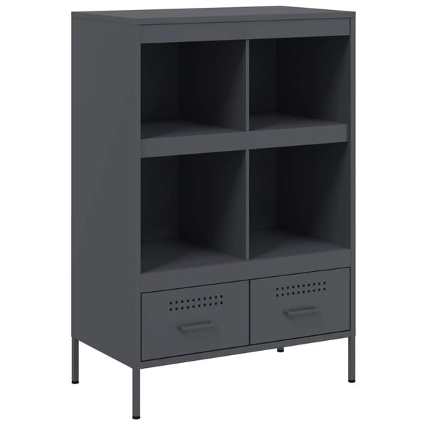 vidaXL Ντουλάπι Ανθρακί 68x39x101,5 εκ. από Χάλυβα