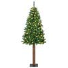 vidaXL Λεπτό Χριστουγεννιάτικο Δέντρο με 300 LED Πράσινο 180 cm