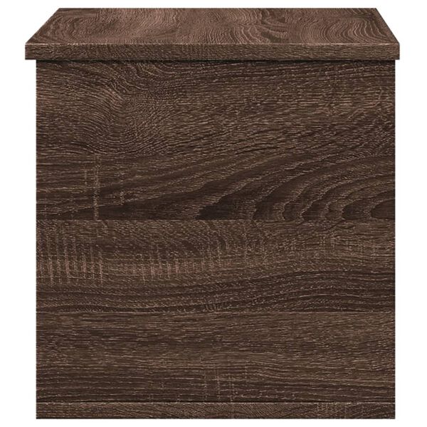 vidaXL Κουτί Αποθήκευσης Καφέ δρυς 60x35x35 εκ. Επεξεργασμένο Ξύλο