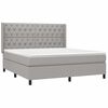 vidaXL &Kappa;&rho;&epsilon;&beta;ά&tau;&iota; Boxspring &mu;&epsilon; &Sigma;&tau;&rho;ώ&mu;&alpha; & LED &Alpha;&nu;.&Gamma;&kappa;&rho;&iota; 160x200&epsilon;&kappa;. &Upsilon;&phi;&alpha;&sigma;&mu;ά&tau;&iota;&nu;&omicron;