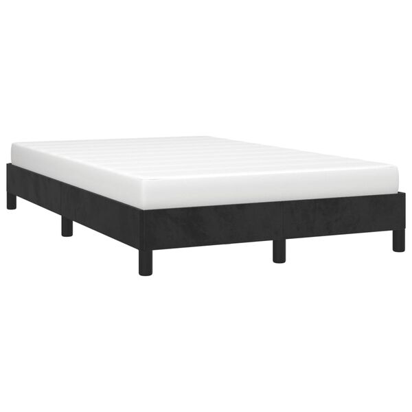 vidaXL Σκελετός Κρεβατιού Χωρίς Στρώμα Μαύρο 120x200 εκ. Βελούδινο