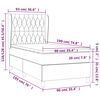 vidaXL &Kappa;&rho;&epsilon;&beta;ά&tau;&iota; Boxspring &mu;&epsilon; &Sigma;&tau;&rho;ώ&mu;&alpha; &Sigma;&kappa;&omicron;ύ&rho;&omicron; &Pi;&rho;ά&sigma;&iota;&nu;&omicron; 90x190 &epsilon;&kappa;. &Beta;&epsilon;&lambda;&omicron;ύ&delta;&iota;&nu;&omicron;