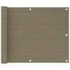 vidaXL &Delta;&iota;&alpha;&chi;&omega;&rho;&iota;&sigma;&tau;&iota;&kappa;ό &Beta;&epsilon;&rho;ά&nu;&tau;&alpha;&sigmaf; Taupe 75 x 300 &epsilon;&kappa;. &alpha;&pi;ό HDPE