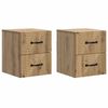 vidaXL &Tau;&omicron;ί&chi;&omicron;&upsilon; &Kappa;&rho;&epsilon;&mu;&alpha;&sigma;&tau;ό &Kappa;&omicron;&mu;&omicron;&delta;ί&nu;&omicron; 2 pcs Artisan &Delta;&rho;&upsilon;&sigmaf; 34,5 x 33 x 40 &epsilon;&kappa;