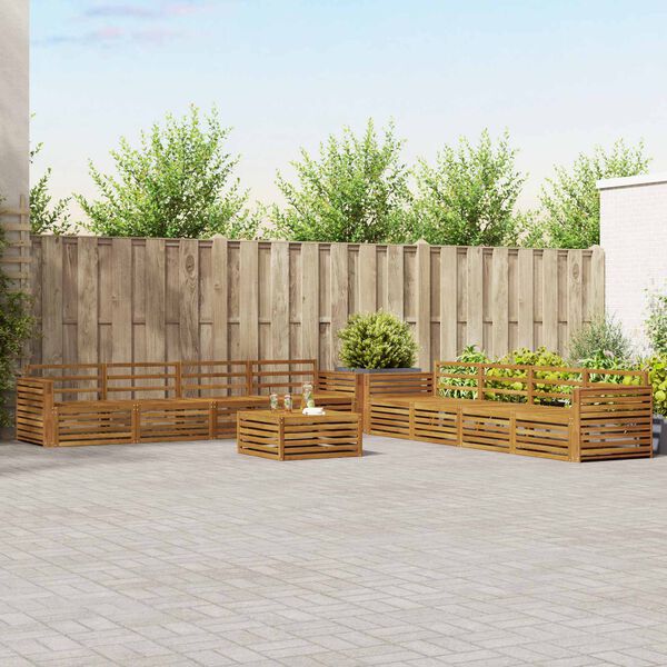 vidaXL &Sigma;&epsilon;&iota;&rho;ά &Kappa;&alpha;&nu;&alpha;&pi;έ &Epsilon;&xi;&omega;&tau;&epsilon;&rho;&iota;&kappa;&omicron;ύ 9 pcs &Phi;&upsilon;&sigma;&iota;&kappa;ό