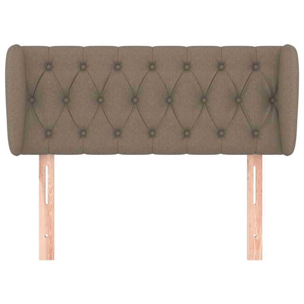 vidaXL Κεφαλάρι με Πτερύγια Taupe 93x23x78/88 εκ. Υφασμάτινο